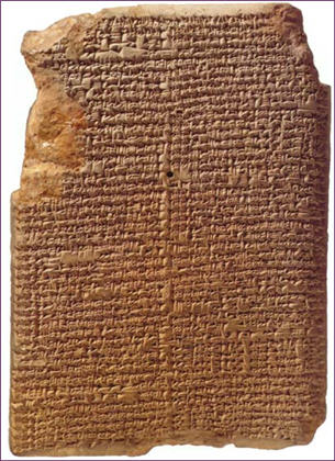 De Mul Apin sterrencatalogus uit 687 v.Chr. uit de bibliotheek van Assurbanipal te Niniveh.